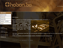 Tablet Screenshot of hobon.be